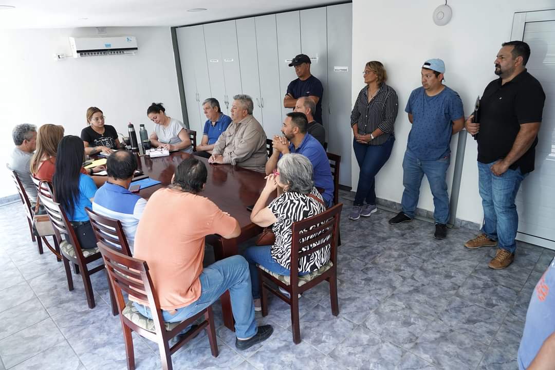 La Int. Magda Ayala mantuvo una reunión con los cuatro gremios municipales