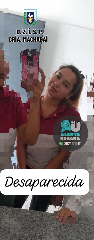Machagay: Se solicita el paradero de Brenda Ailen Quintana, de 20 años, vista por última vez el 27/11/2023