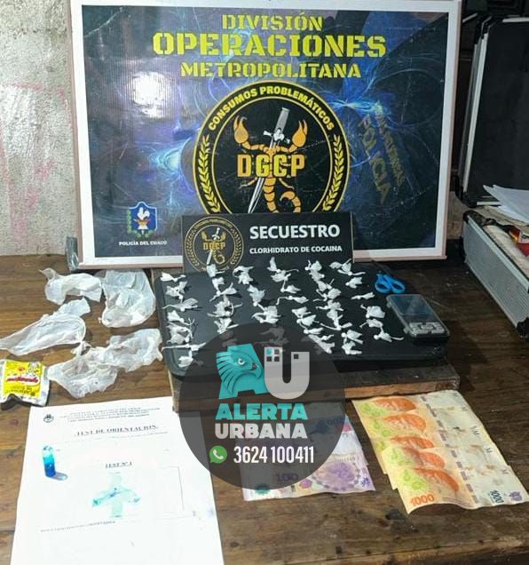 Secuestraron droga y detuvieron a un joven tras un allanamiento en Villa Libertad
