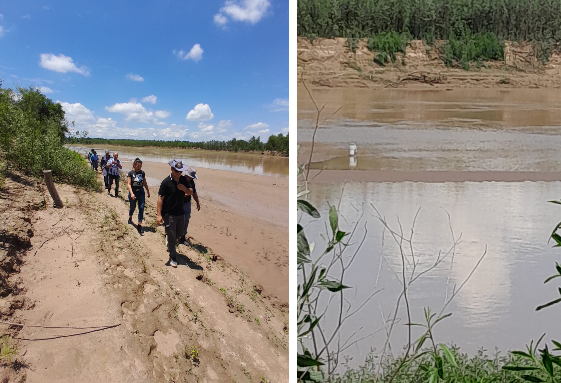 Pescador que ingresó al Río Bermejo y no volvió: despliegan operativo de búsqueda en la zona