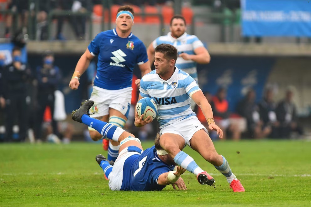 Buena victoria de Los Pumas como visitante ante Italia