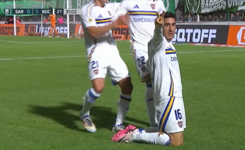 Boca le ganó 2-0 a Sarmiento en Junín y consiguió su segundo triunfo consecutivo 