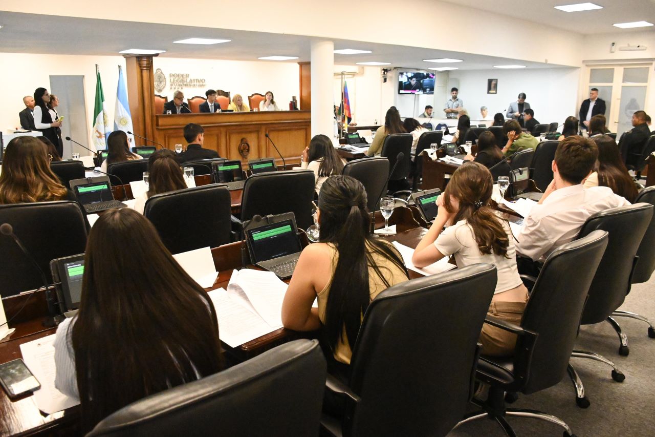 Parlamento Juvenil: chicos propusieron una evaluación nivelatoria en el secundario