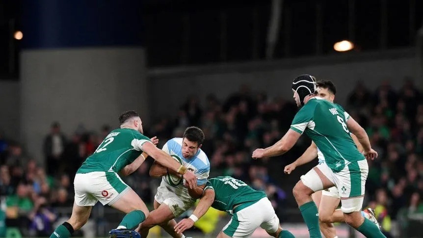 Ajustada derrota de Los Pumas ante Irlanda