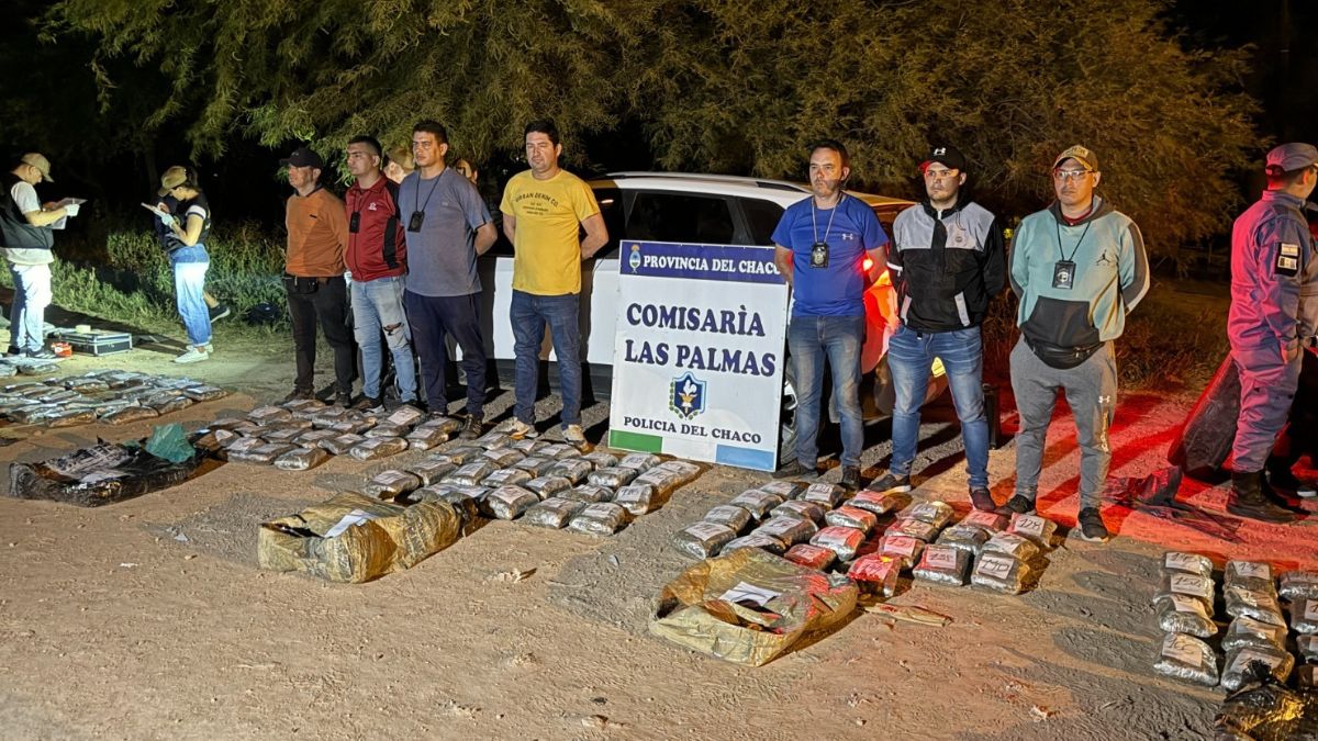 Gran golpe al narcotráfico en Las Palmas: secuestran un auto con más de 200 kilos de marihuana