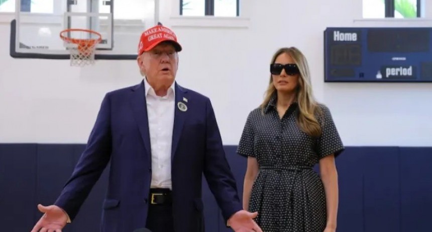 Elecciones en Estados Unidos: Donald Trump votó en Palm Beach