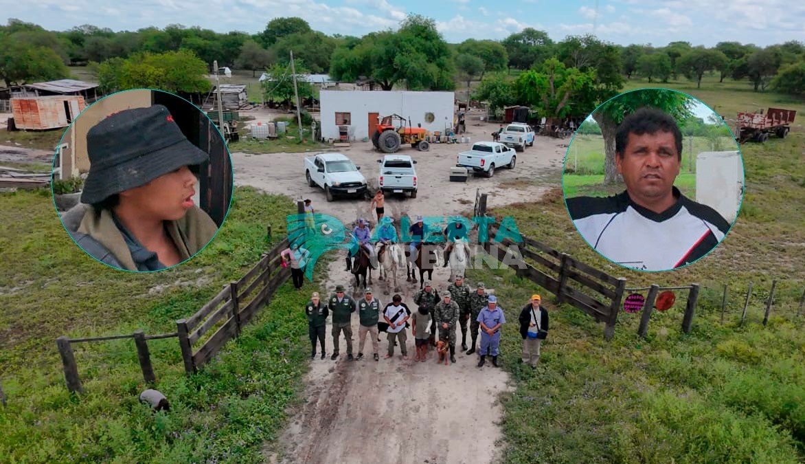 Hallan en buen estado en una escuela al puestero de Tito López y su hijo