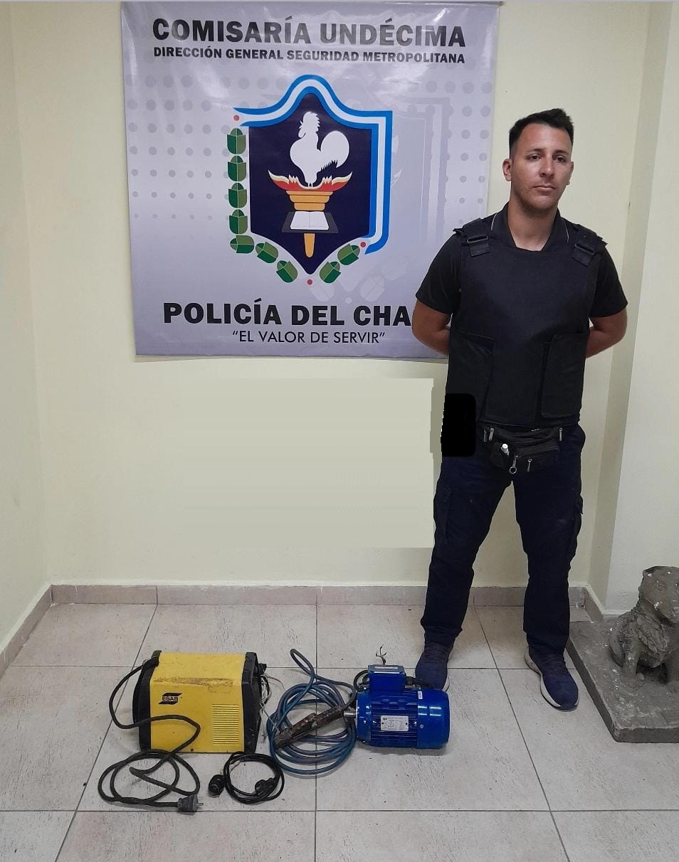 Recuperaron soldadora valuada en 2 palos robada en Villa Pegoraro