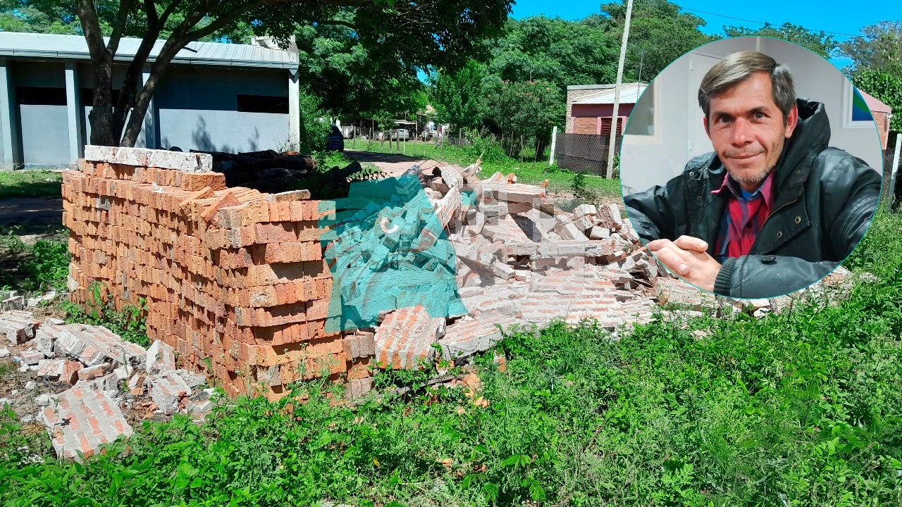 Penitenciario denuncia: “El intendente de Colonia Aborigen derribó una mejora que tenía”