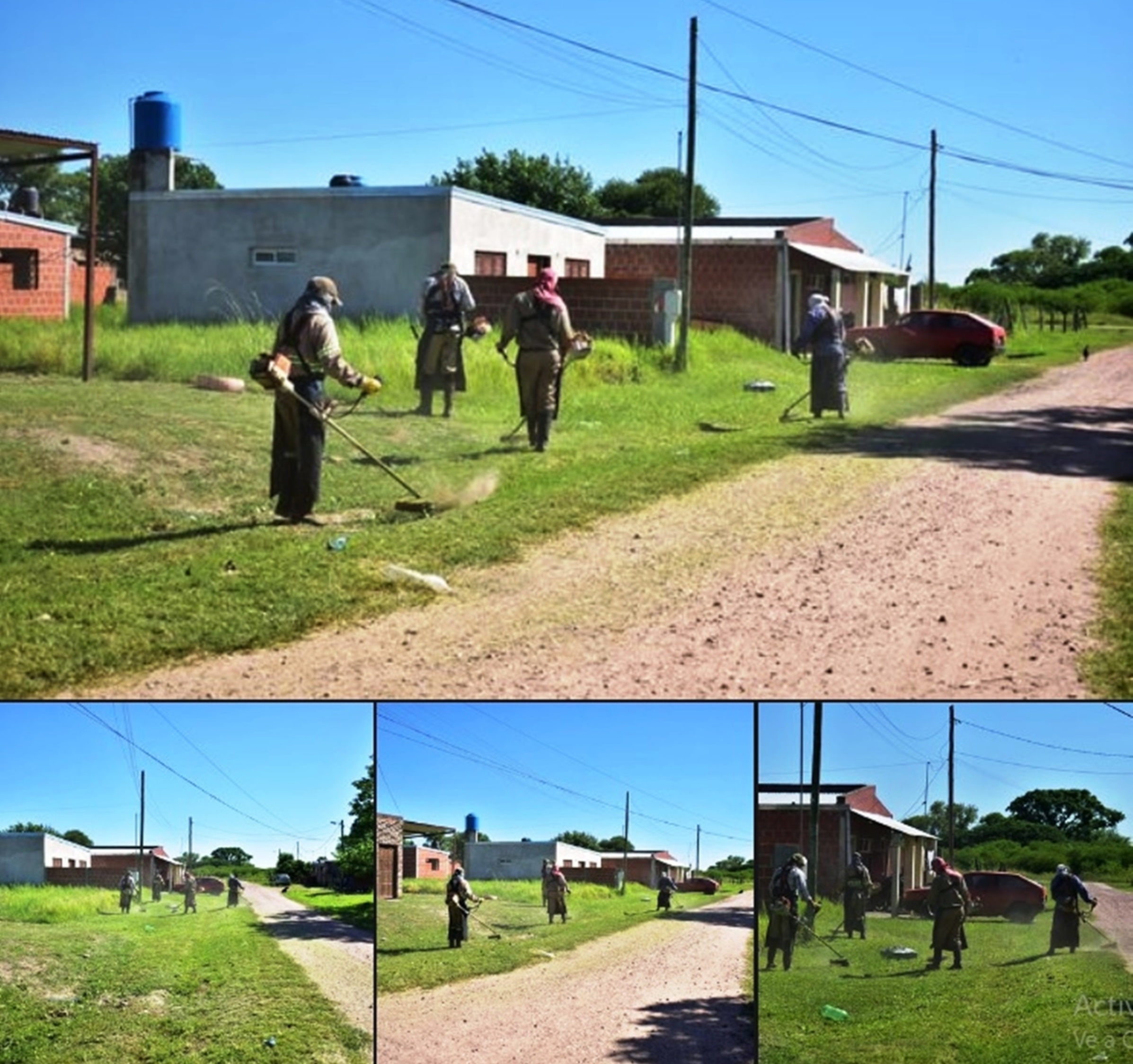 El municipio de Makallé completó tareas de mantenimiento urbano en barrio Nuevo