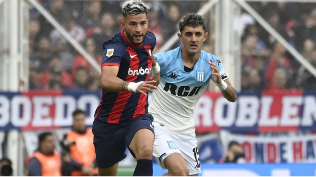 Con la cabeza puesta en la final de la Sudamericana, Racing pierde 1-0 en su visita a San Lorenzo