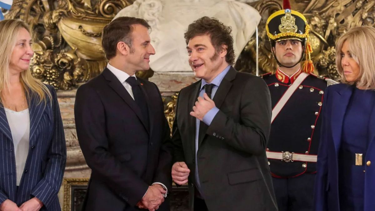 Macron defendió a los agricultores franceses en su reunión con Milei