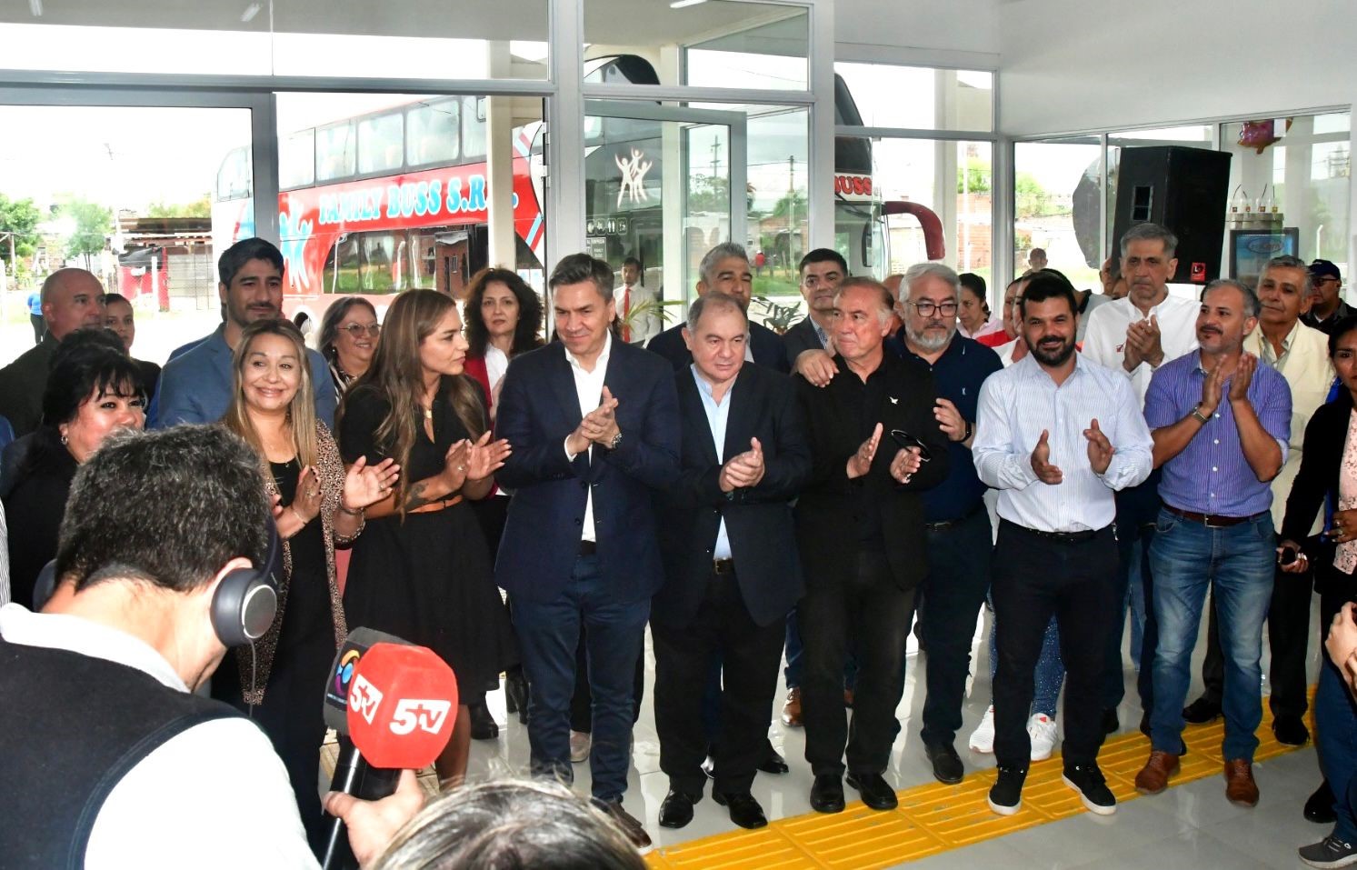 “Es un logro de todo el Área Metropolitana”, dijo Zdero al inaugurar la terminal de Barranqueras