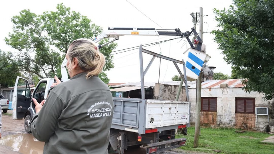 El municipio de Barranqueras avanza con el mantenimiento urbano en los barrios