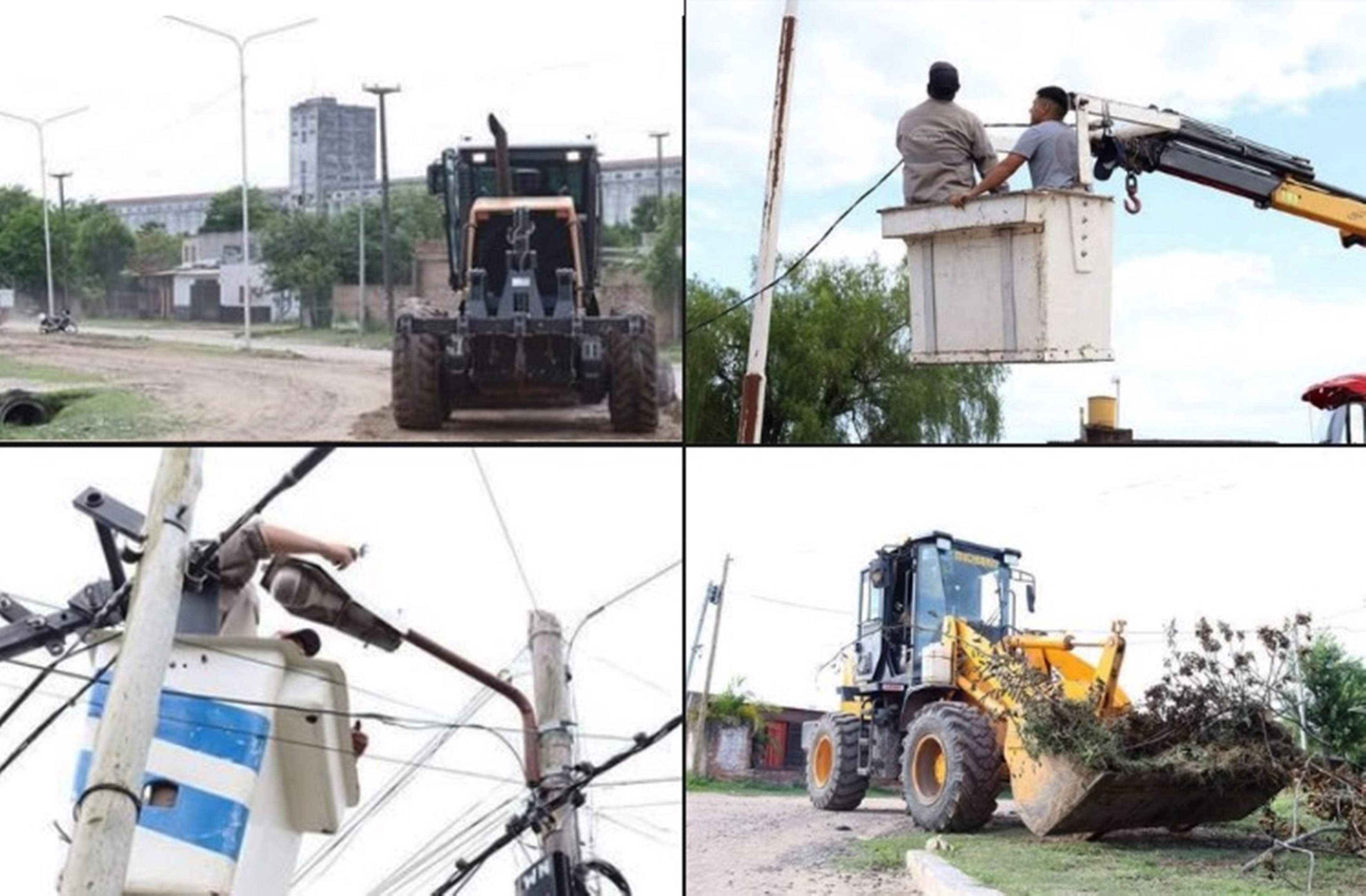 El municipio de Barranqueras completó operativo integral en avenida Las Piedras