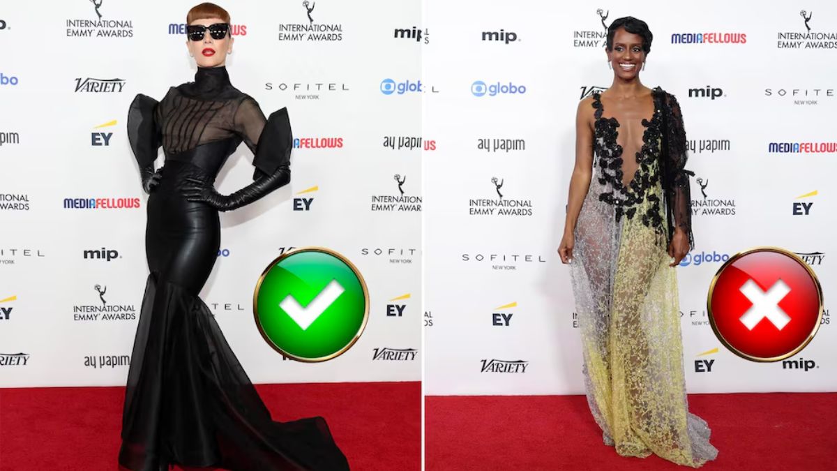 Premios Emmy Internacional 2024: los mejor y peor vestidos de la alfombra roja