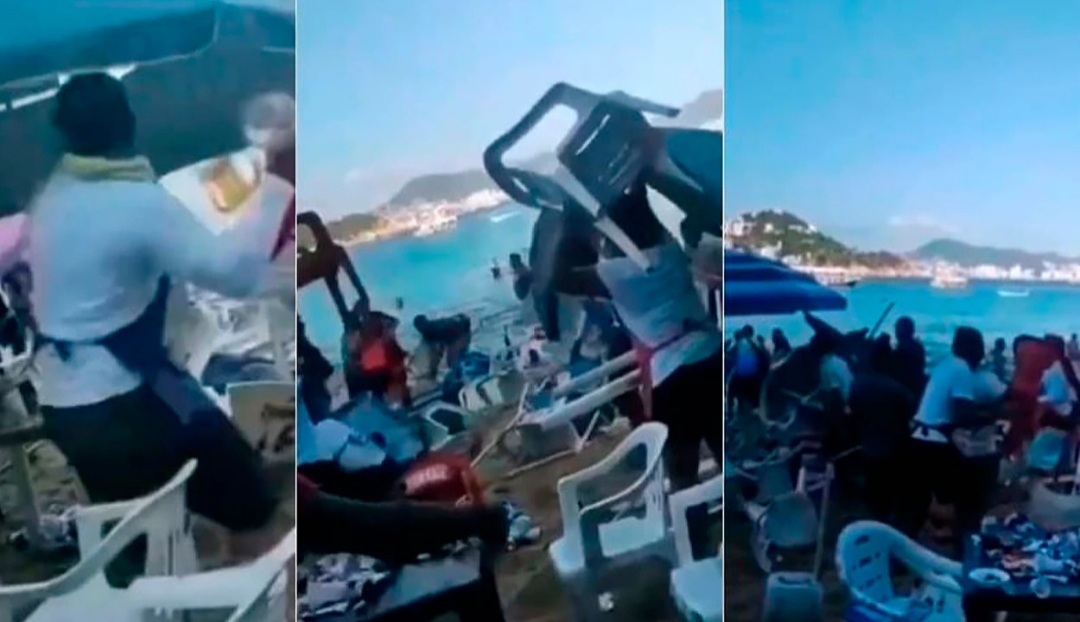 Acapulco: varios heridos en un pelea entre turistas y meseros
