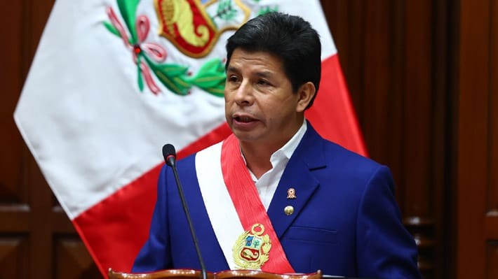 Urgente: meten preso al presidente de Perú Pedro Castillo, tras anunciar un golpe de estado