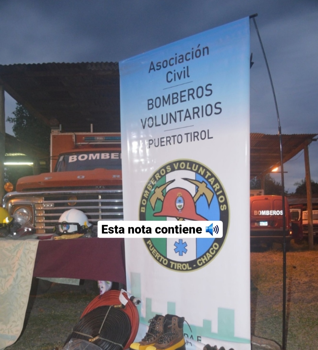 Raúl Gutiérrez: “100 litros de combustible al mes provee el municipio a Bomberos Voluntarios de Puerto Tirol”
