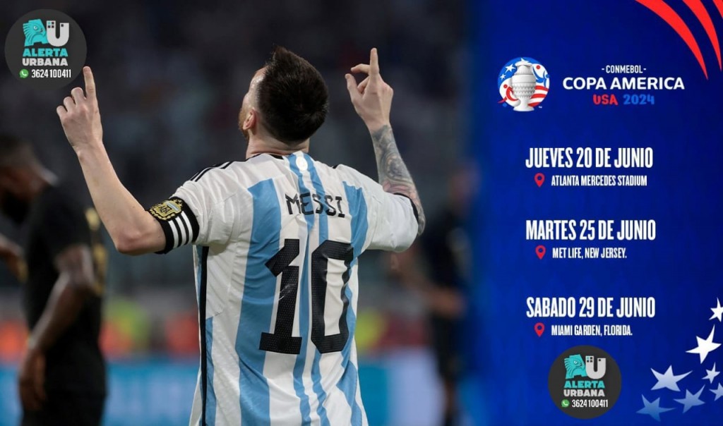 Copa América 2024: ya está el calendario definido, Argentina jugará el partido inaugural