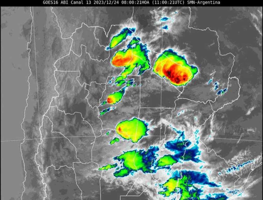 Continúa la alerta por tormentas fuertes en varios departamentos del Chaco