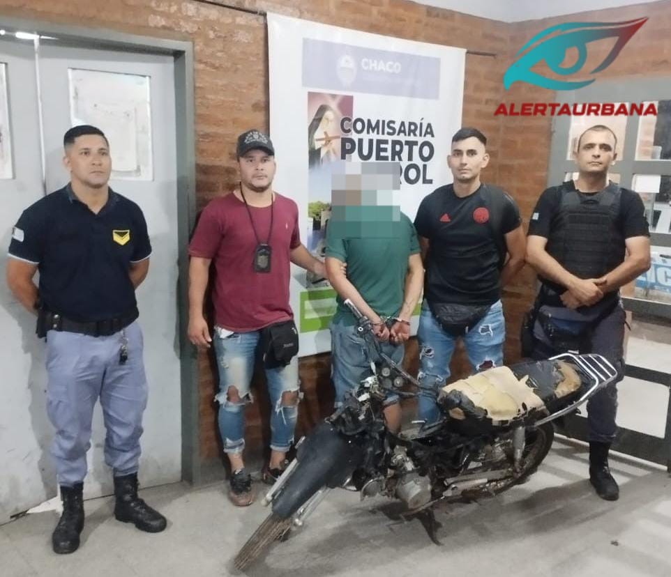Puerto Tirol: La Policía recuperó una moto que fue robada