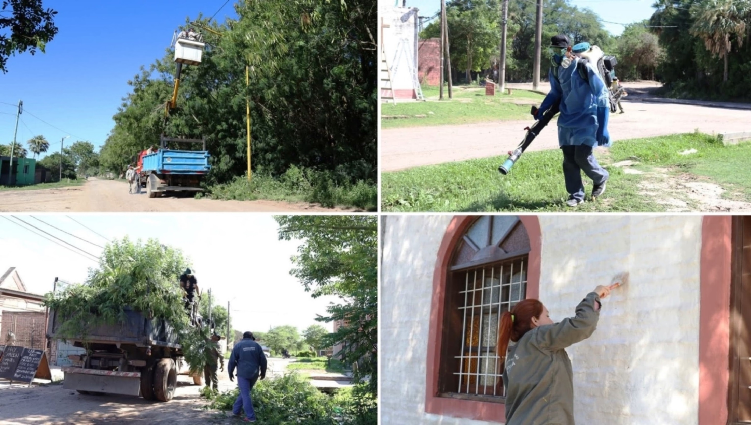 El municipio de Barranqueras realizó operativo integral en dos barrios