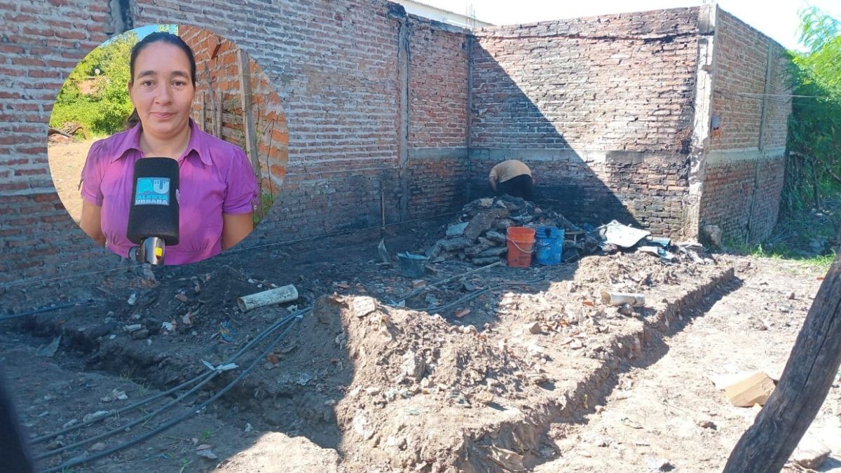 Una casa para Vero: perdió todo en un incendio y solicita ayuda para reconstruirla