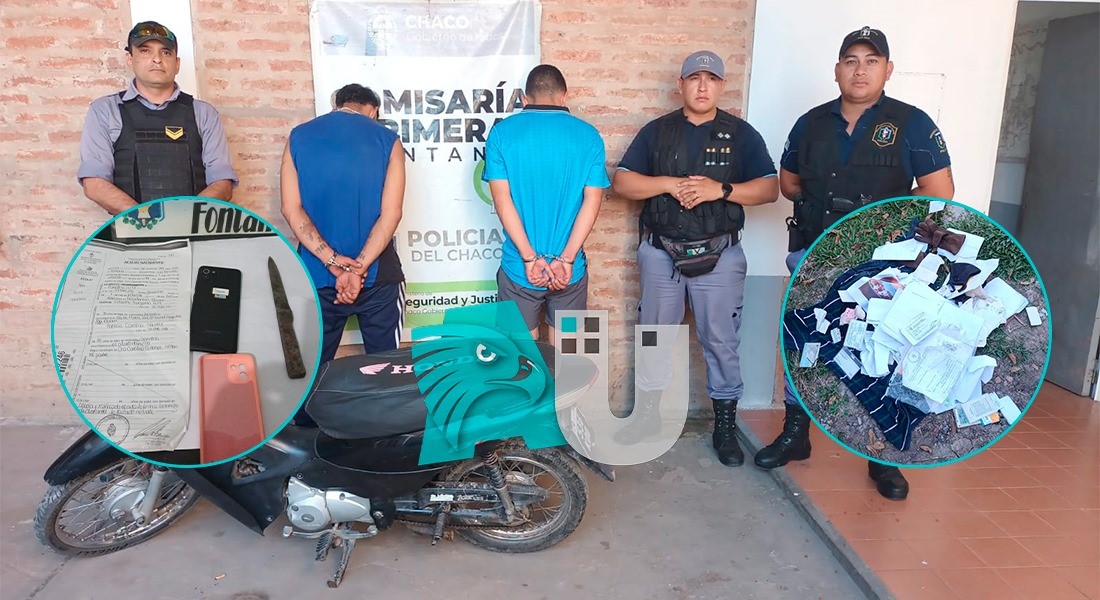  Detienen a dos salvajes que tumbaron de una moto a mujeres para robarles la mochila