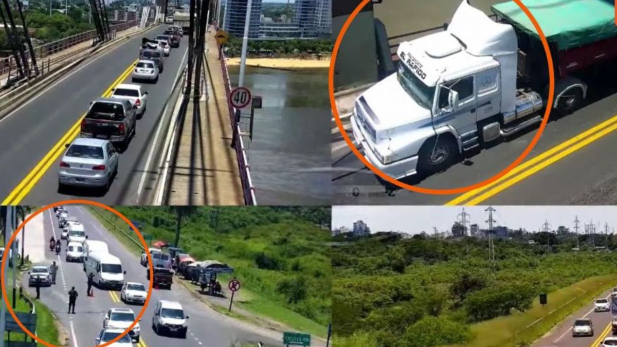 Demoras en el Puente Chaco - Corrientes: un camión varado y choque interrumpen el tránsito