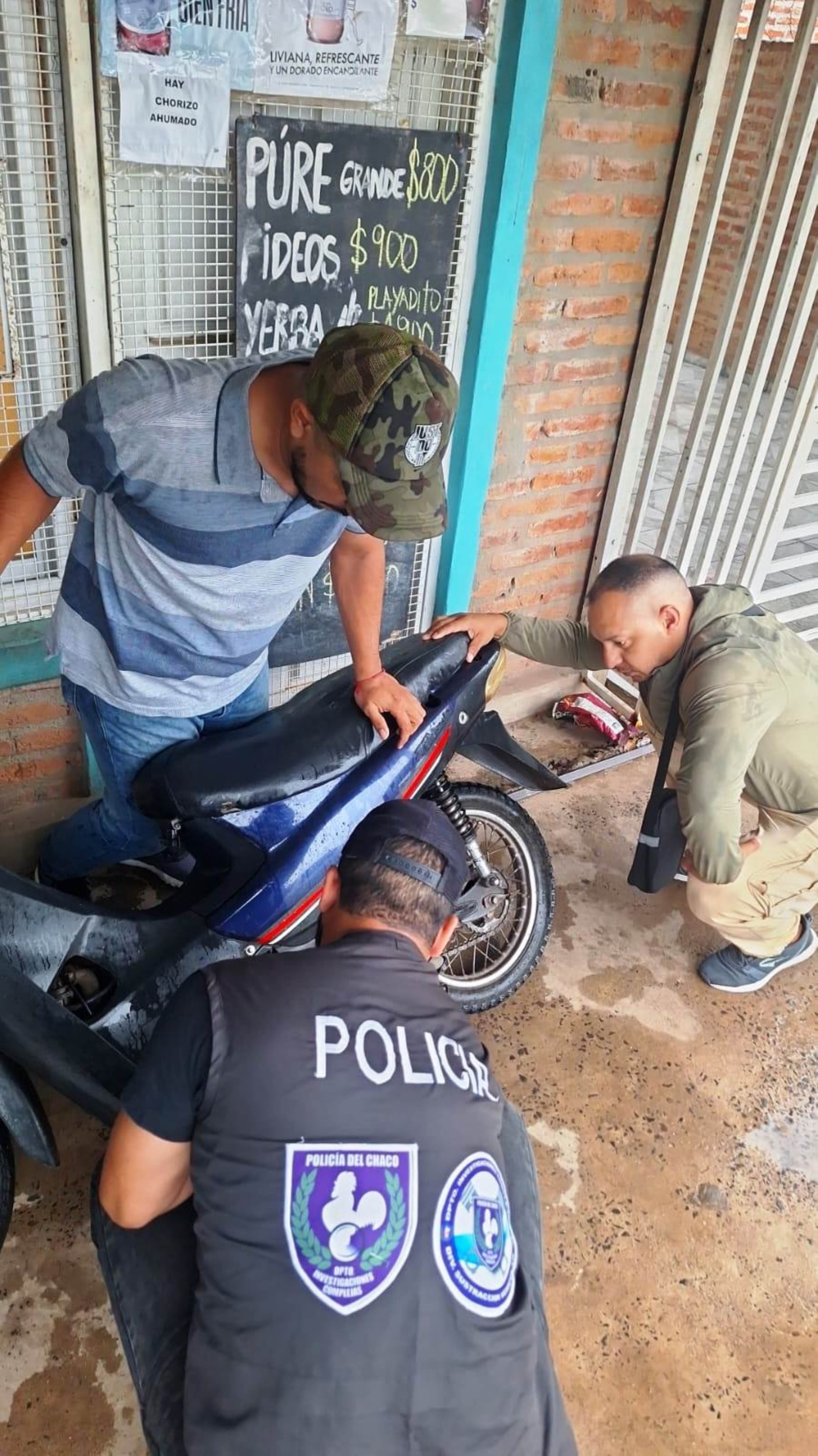 Recuperan motocicleta robada hace tres días en operativo policial en Resistencia