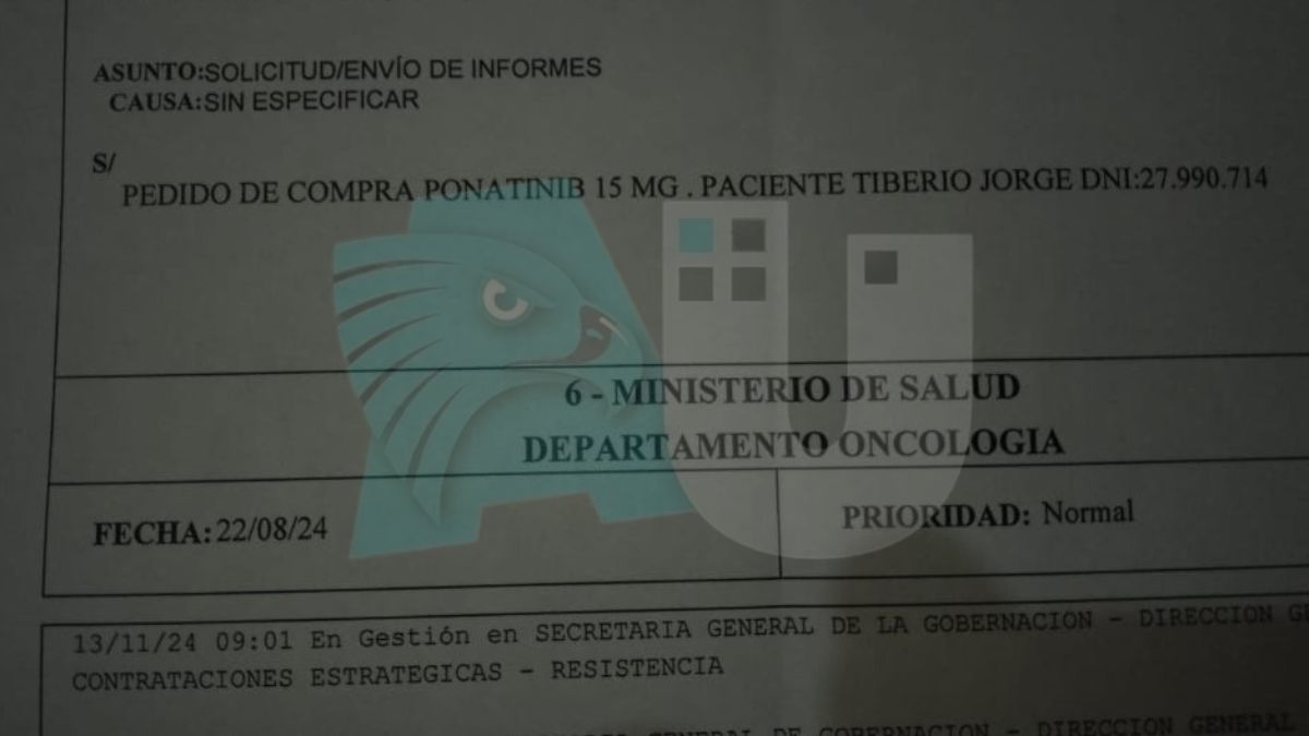Jorge Tiberio de Resistencia denuncia escasez de medicación vital y pide respuesta urgente