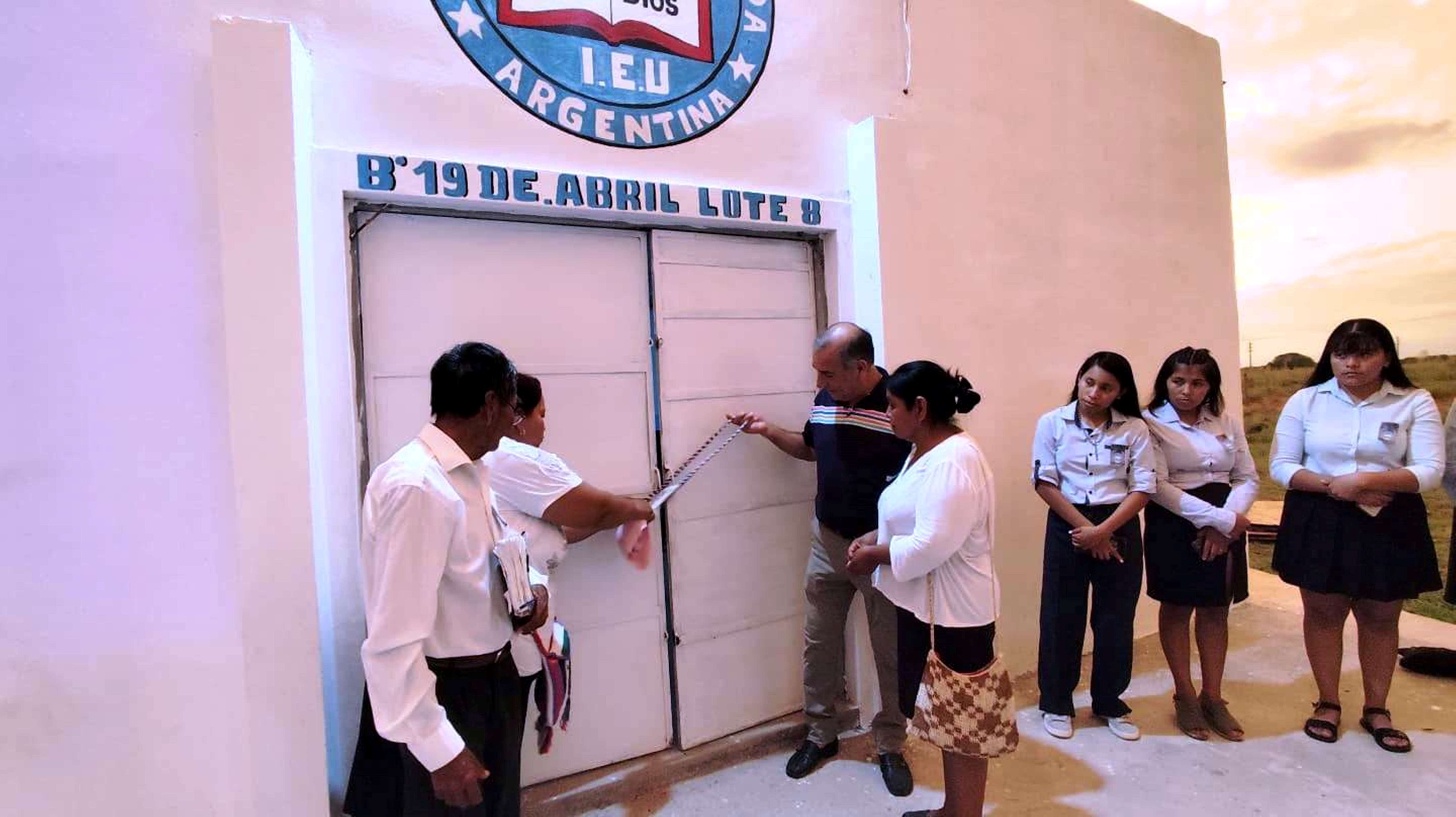 El municipio de La Leonesa acompañó inauguración de la Iglesia Evangélica Unida