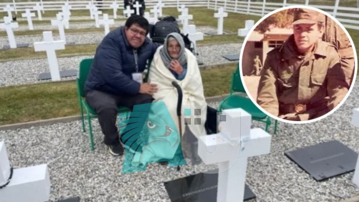 Emotivo homenaje: madre de héroe chaqueño en Malvinas visita su tumba a los 93 Años