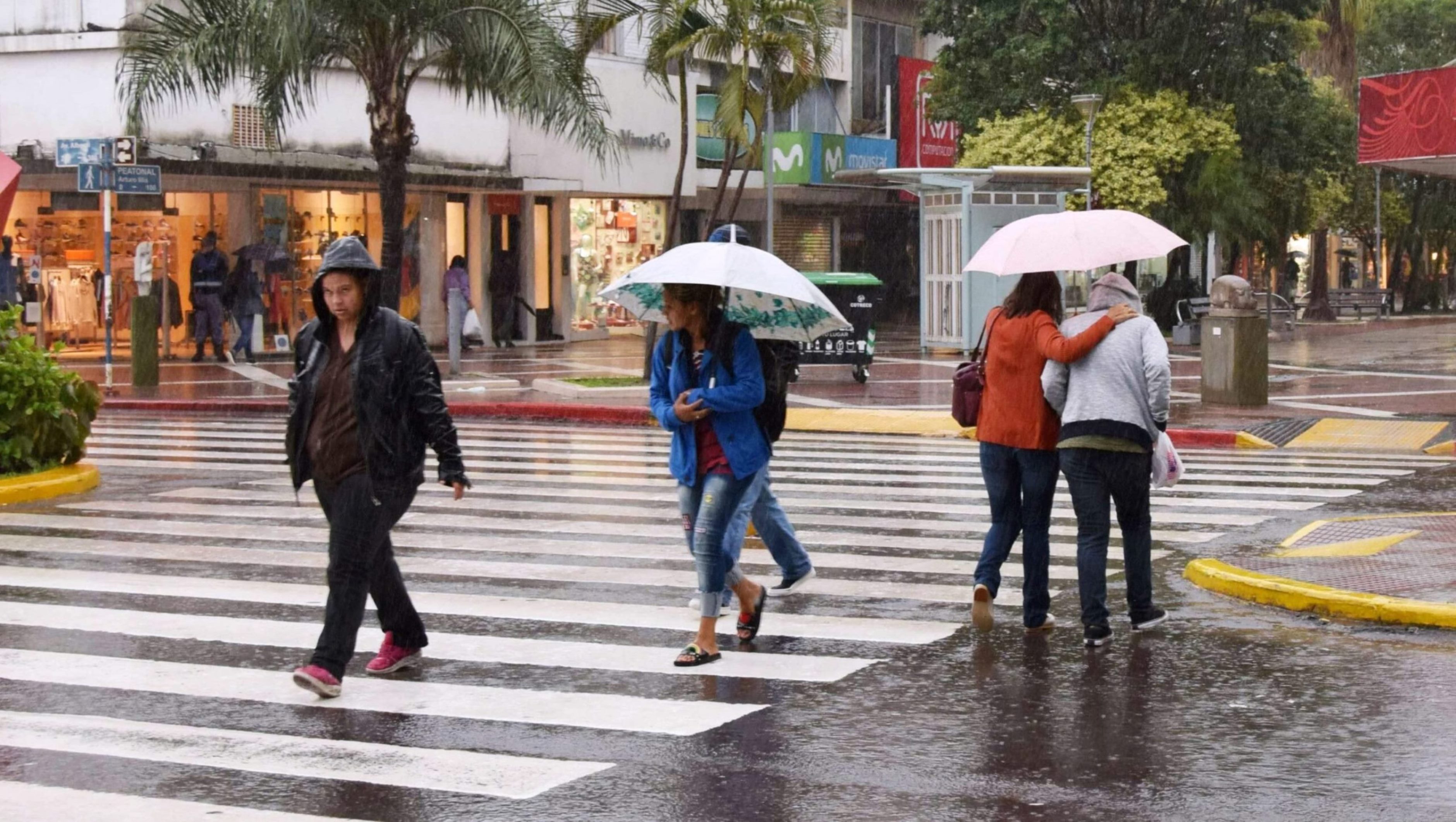 Viernes pasado por agua en el Chaco: se esperan más lluvias hasta la tarde
