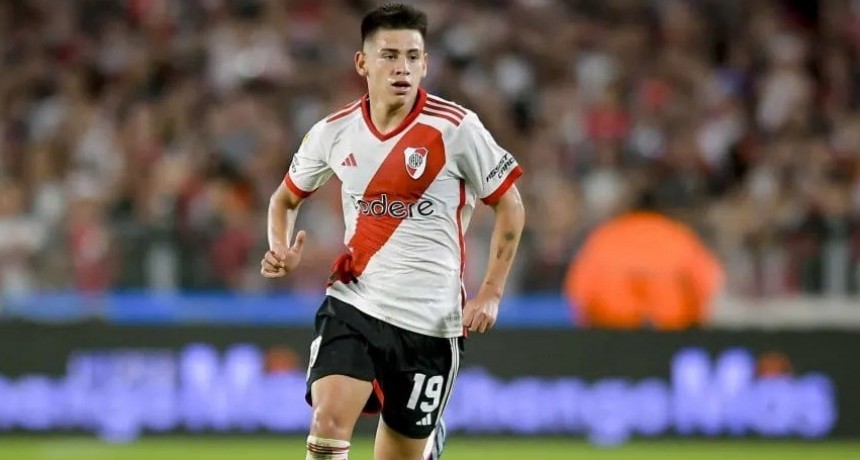 El bonus que cobrará River si Echeverri juega contra Racing