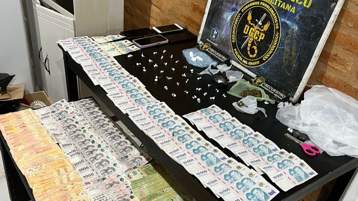 Desmantelan punto de venta de drogas en Resistencia: detienen a mujer con cocaína y marihuana