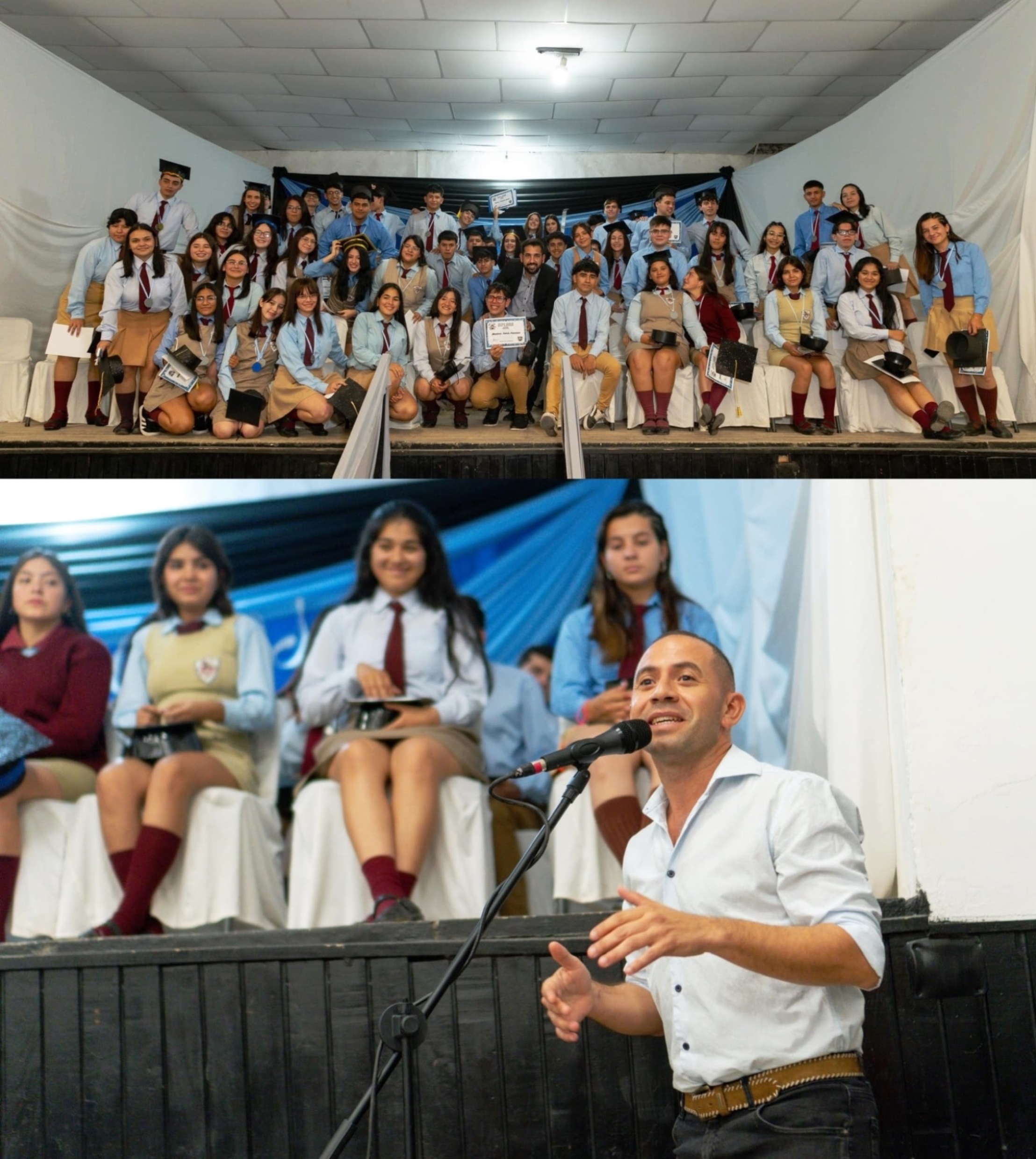 El municipio de Presidencia de la Plaza acompañó el acto de colación de la Escuela Técnica 53