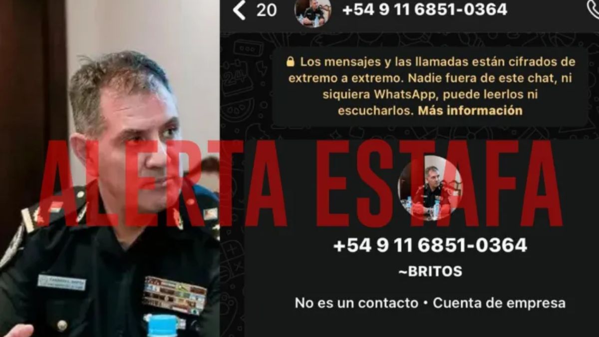 Alerta por estafas: falso policía federal intenta engañar por WhatsApp