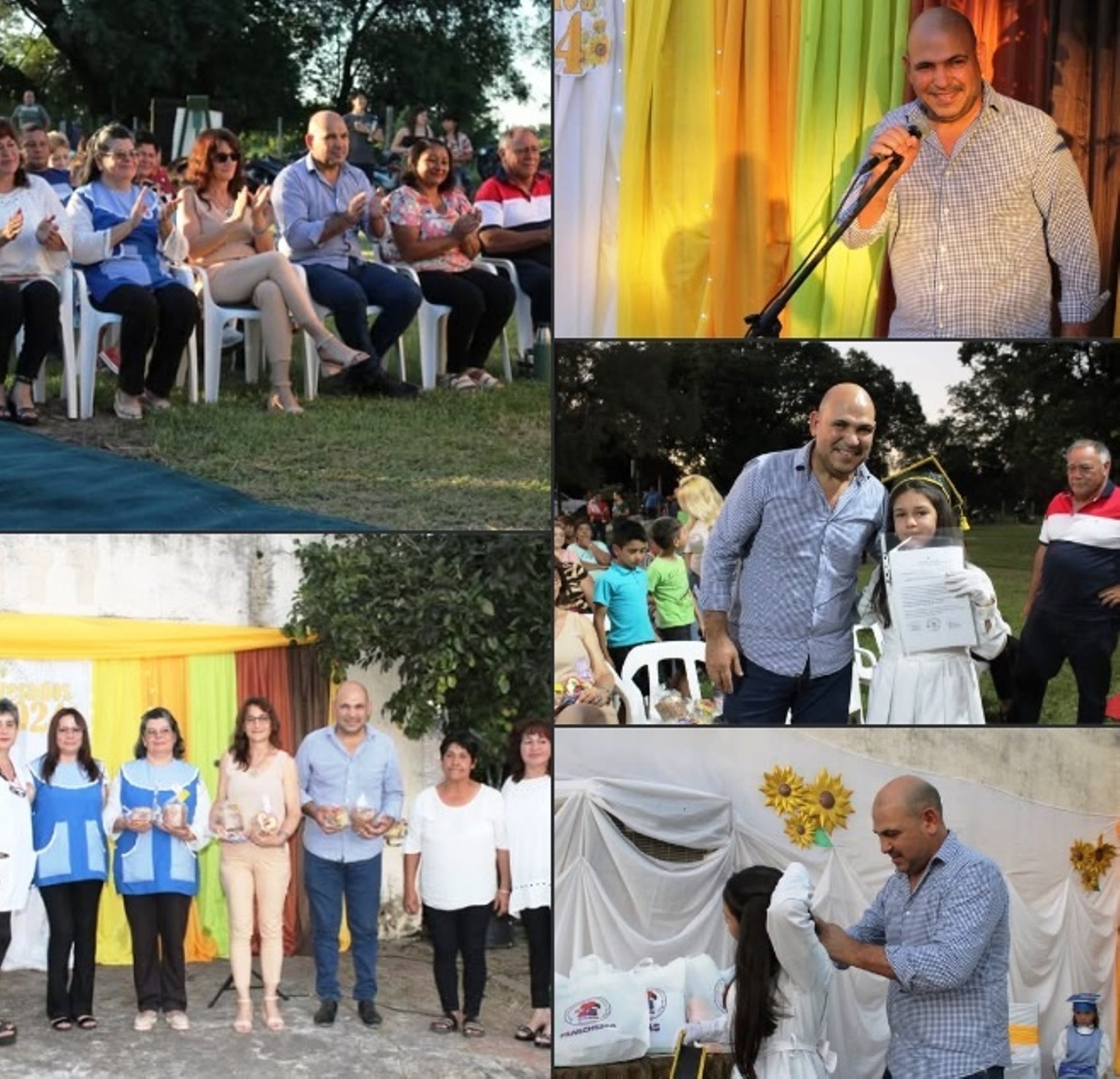 El municipio de Makallé acompañó el acto de colación de la Escuela Rural 177