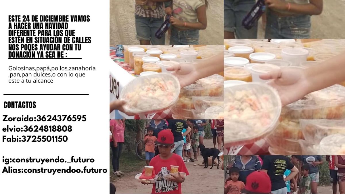 Una navidad distinta: solicitan donaciones para personas en situación de calle